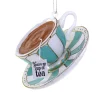 Cody Foster Co Cody Foster 4.5" You're My Cup Of Tea Glass Christmas Ornament GO-9618 Best
