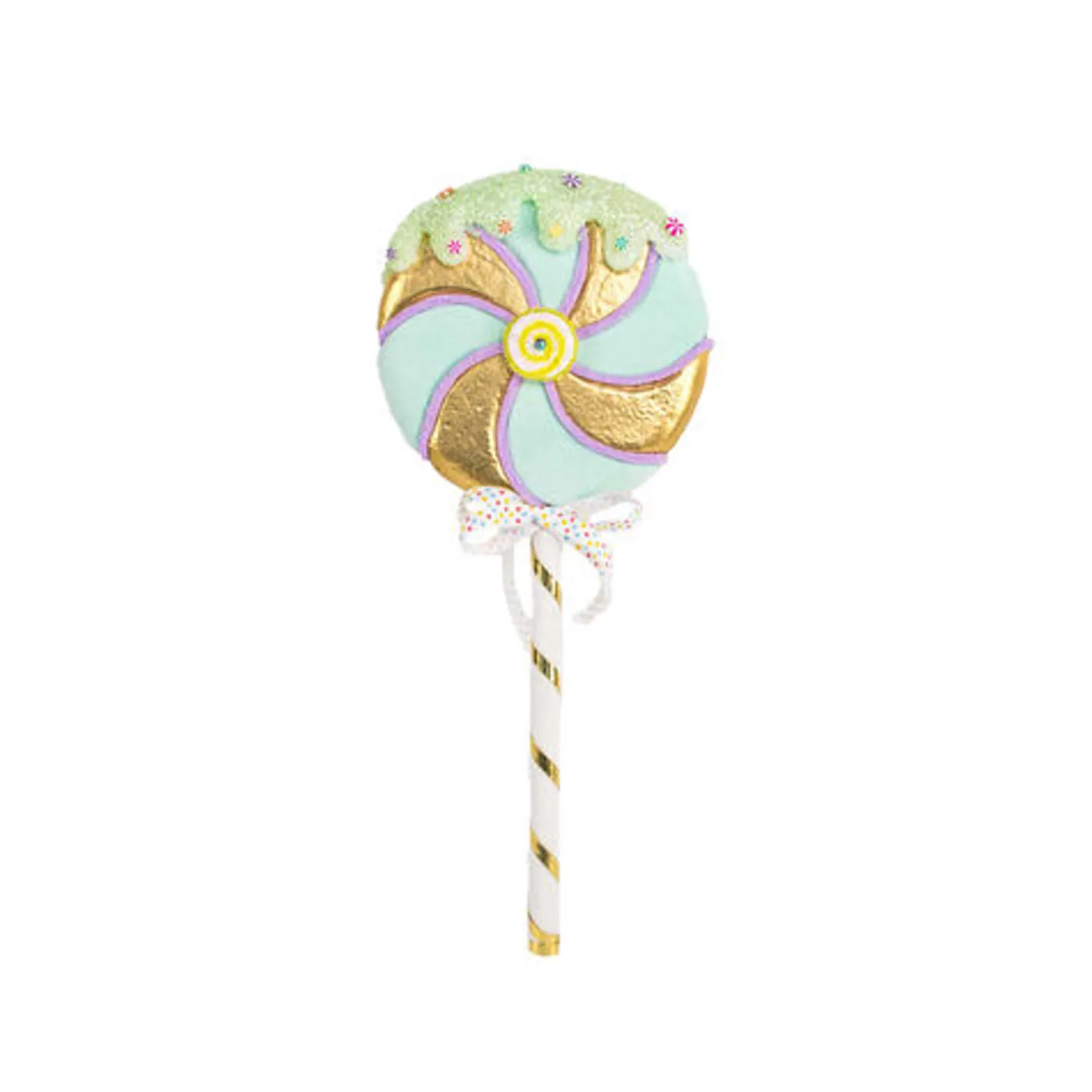 December Diamonds 24" Blue Lollipop Christmas Tree Pick 08-08845 Best