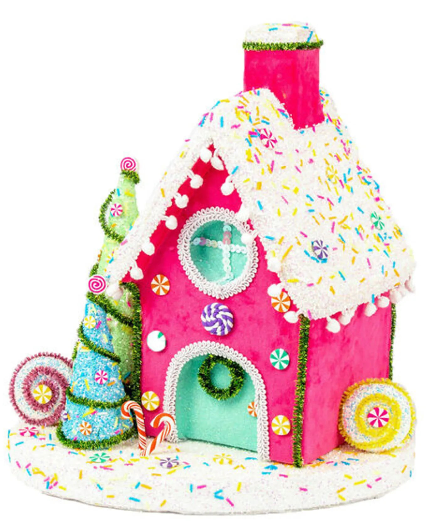 December Diamonds 13" Pink Candy House 08-08709 Best
