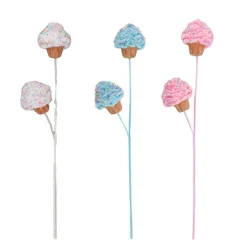 December Diamonds 25" White, Blue, or Pink Cupcake Christmas Tree Pick Best