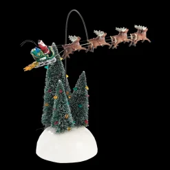 Department 56 Animated Flaming Santa Christmas Vacation Figure 4030744 Clearance