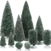 Department 56 Bag of Frosted Topiaries & Trees Accessory 10pc Set Sale