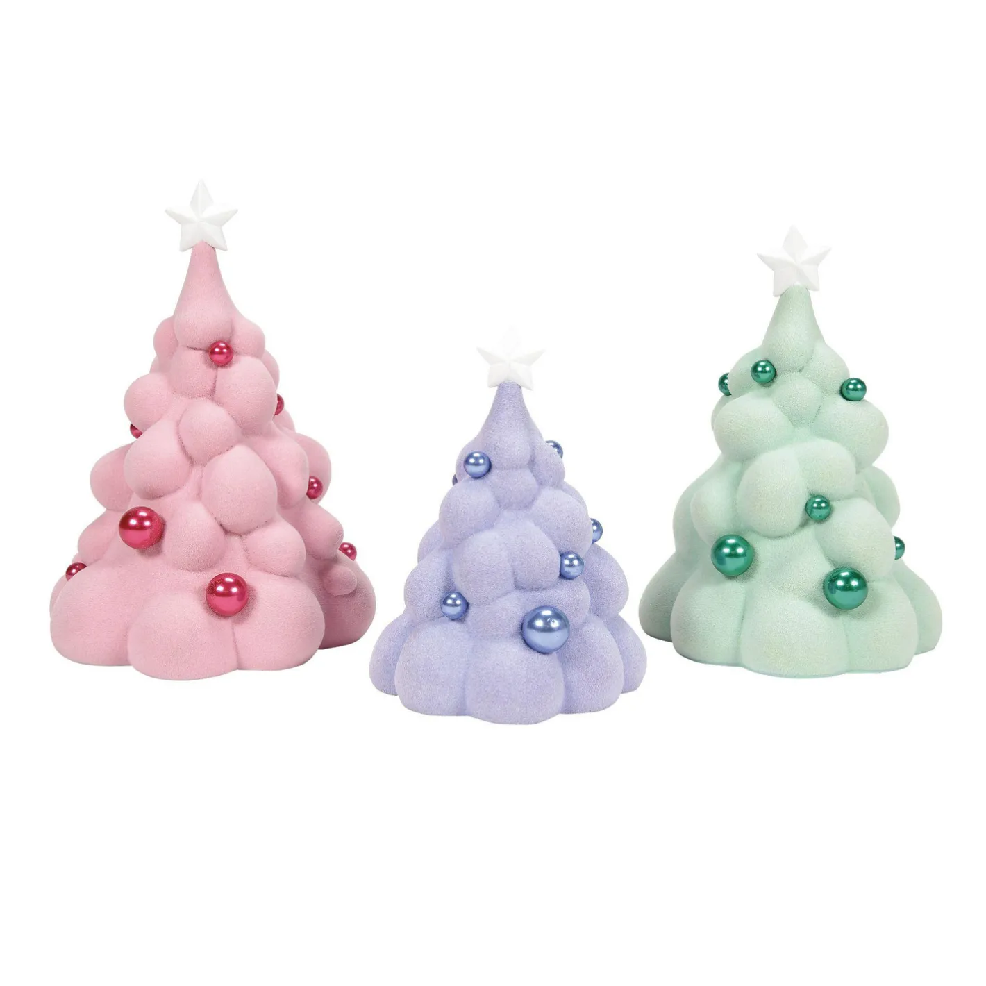 Department 56 Christmas Village Accessory Mallowdream Tree Set of 3 6015657 Outlet