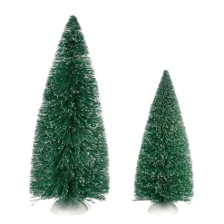 Department 56 Christmas Village Accessory Blue Spruce Pines Set of 2 6015660 Sale