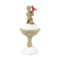 Department 56 Christmas Village Accessory Cardinal Christmas Fountain 6013633 New