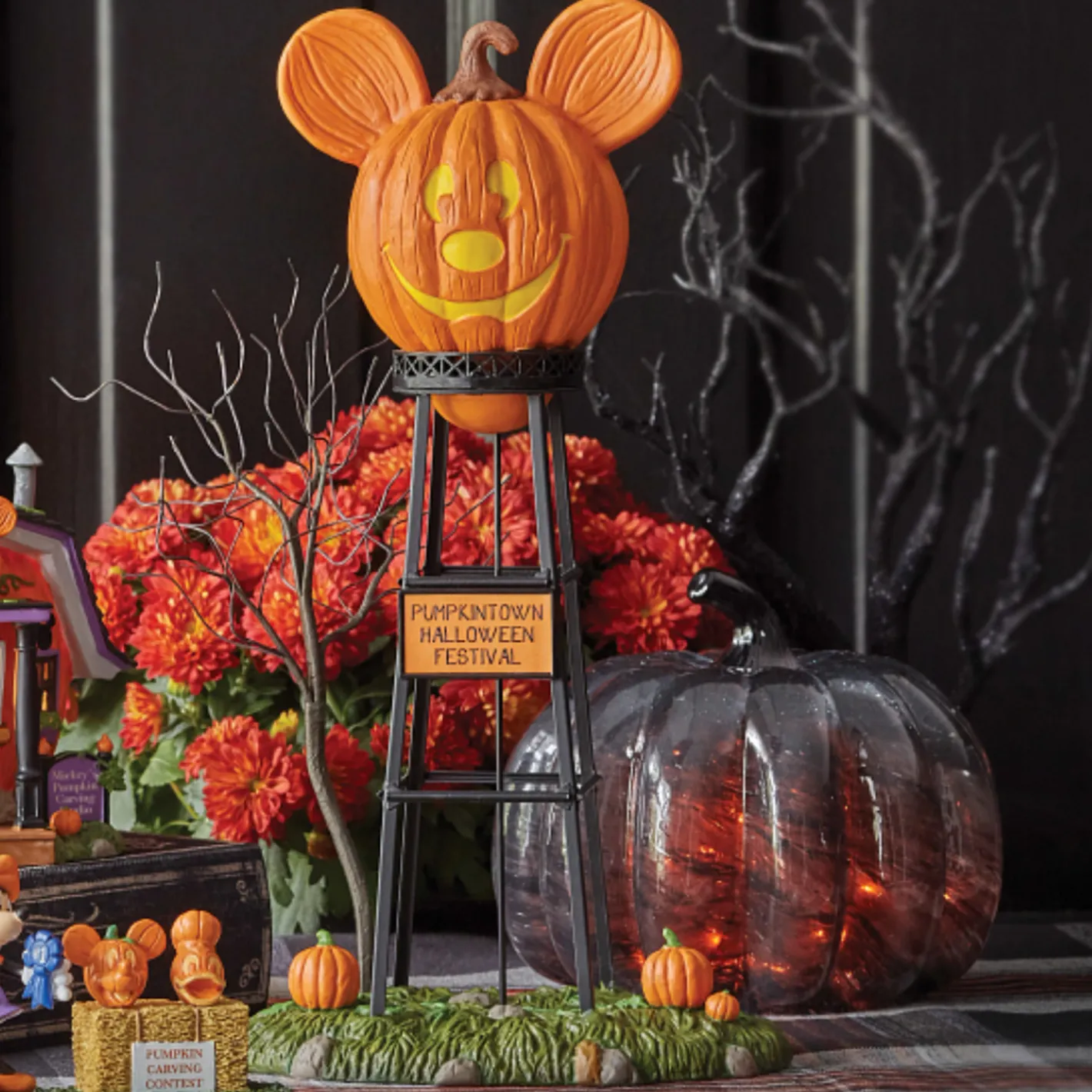 Department 56 Disney Mickey's Pumpkintown Water Tower 6012312 Best