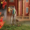 Department 56 Disney Village Disney World Haunted Mansion Silas Crump & His Dog, Bones Lighted Figure 6013607 Hot