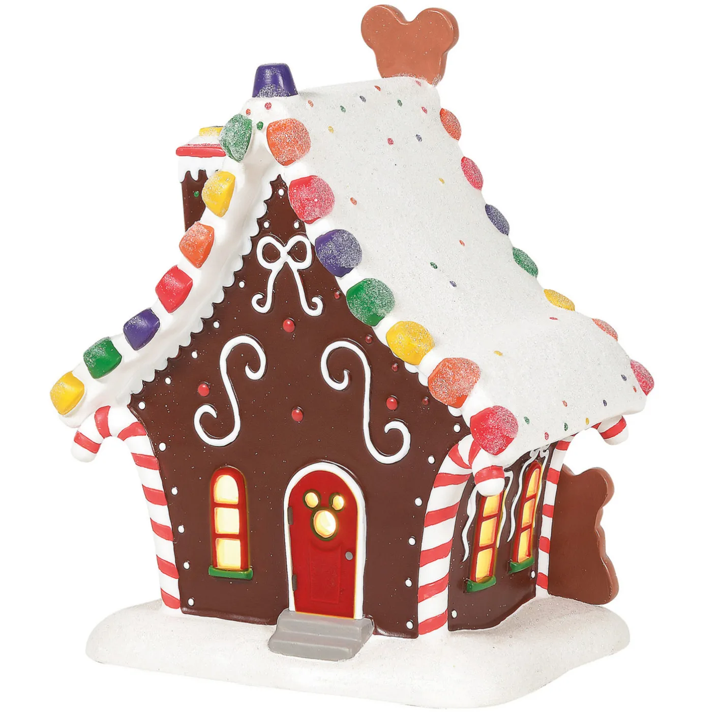 Department 56 Disney Village Mickey's Gingerbread House Building 6001317 Clearance
