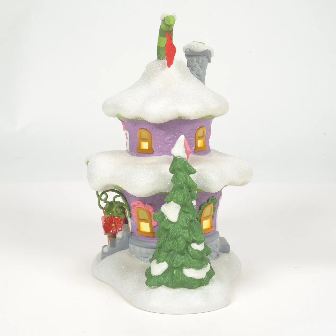 Department 56 Grinch Village Auntie Who's House Building 6013651 Discount