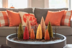 Department 56 Halloween or Fall Village Accessory A Splendid Fall Landscape Set 6013637 New