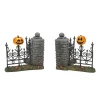 Department 56 Halloween Village Jack Lantern Lit Fence Corners 6007702 Online