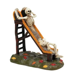 Department 56 Halloween Village Slippery Little Devil Skeleton on Slide Figure 6014714 Online