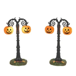 Department 56 Halloween Village Hallows Eve Lit Street Lamps 6012281 Online