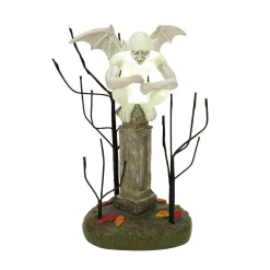 Department 56 Halloween Village Watching Over The Graveyard Lit Figure 6014728 New