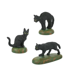 Department 56 Halloween Village A Clowder Of Black Cats Figure 6007711 Outlet