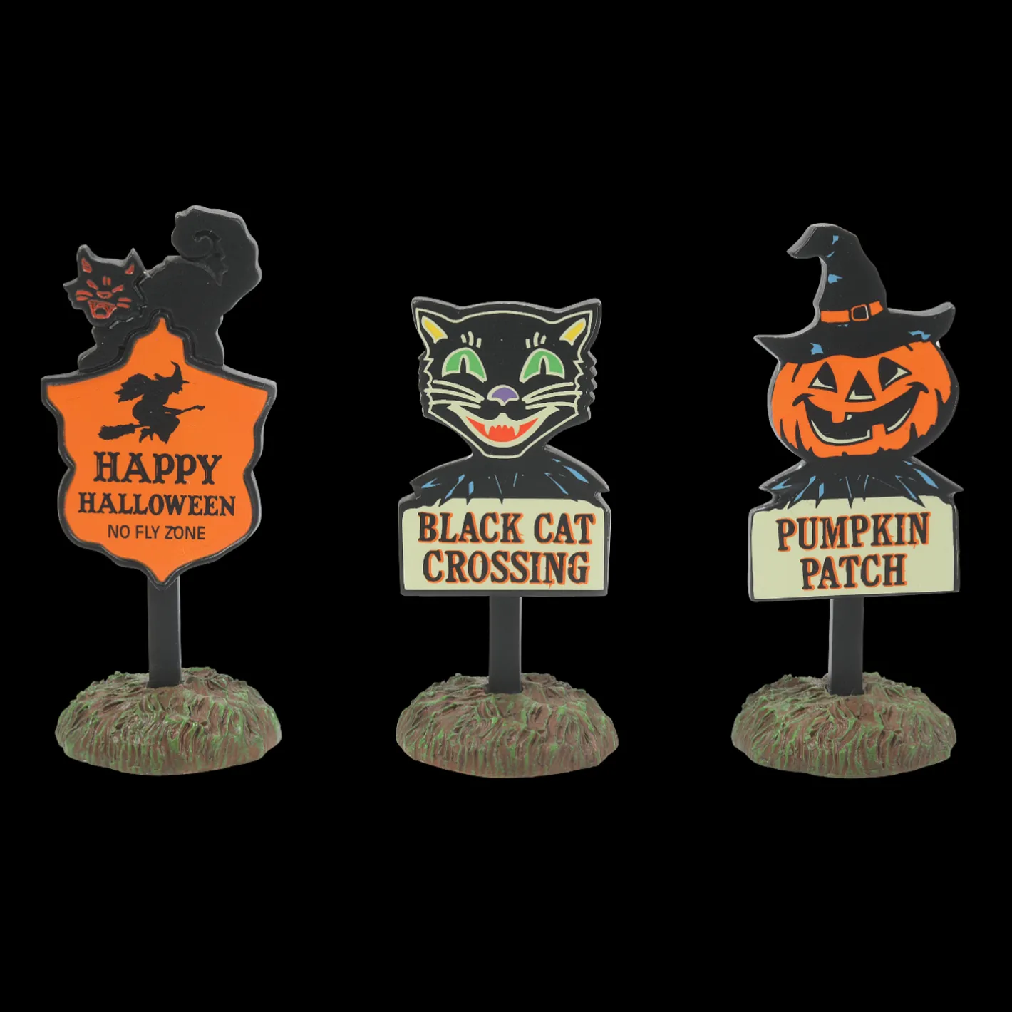 Department 56 Halloween Village Halloween Signs Set of 3 6009820