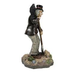 Department 56 Halloween Village Quoth the Raven, Dig Some More Figure 6013657 New