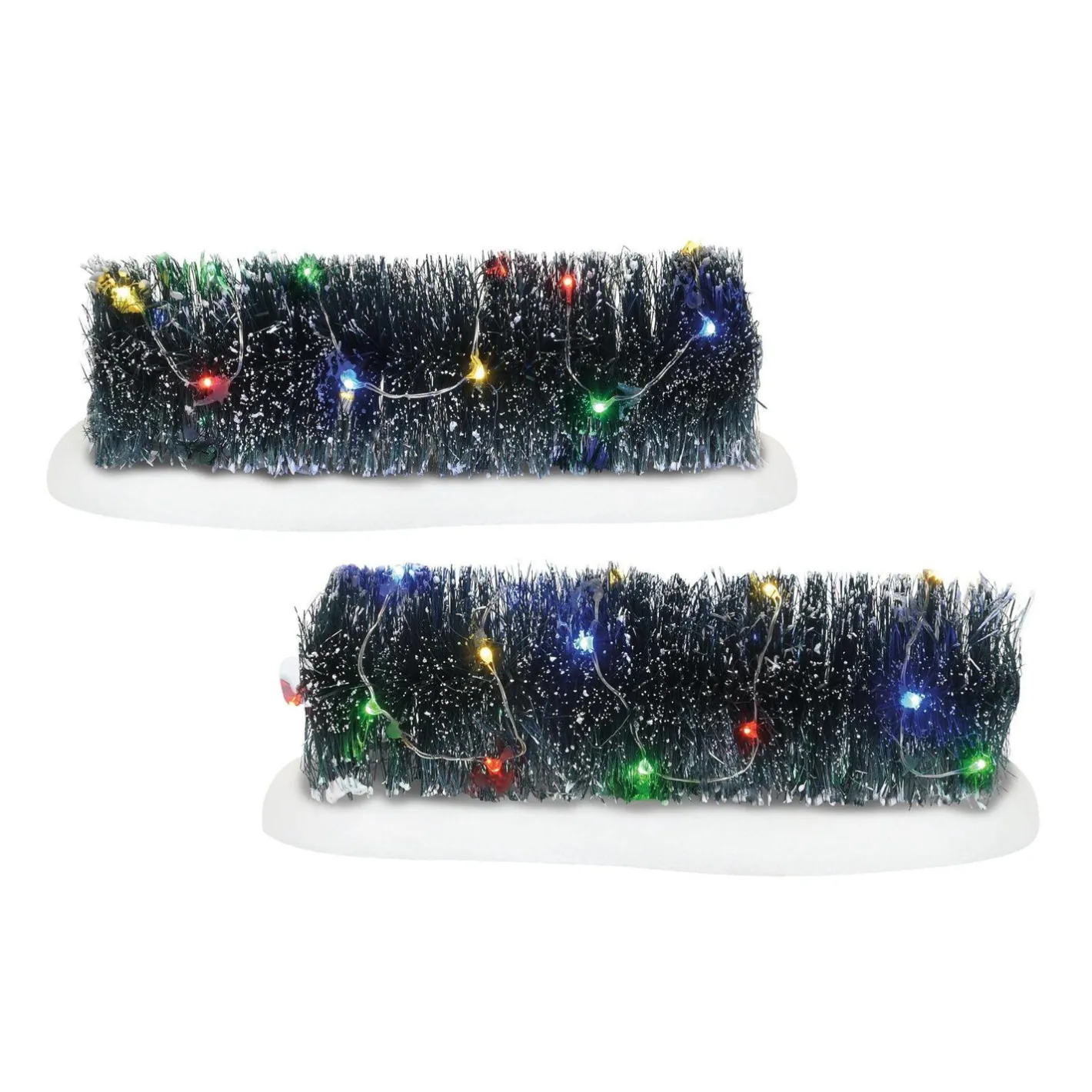 Department 56 LED Lighted Frosted Hedges Village Accessories 6007673