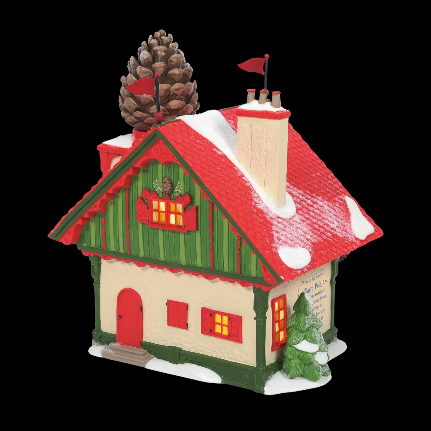 Department 56 North Pole Village Pine Cone Bed & Breakfast 6009767 Hot