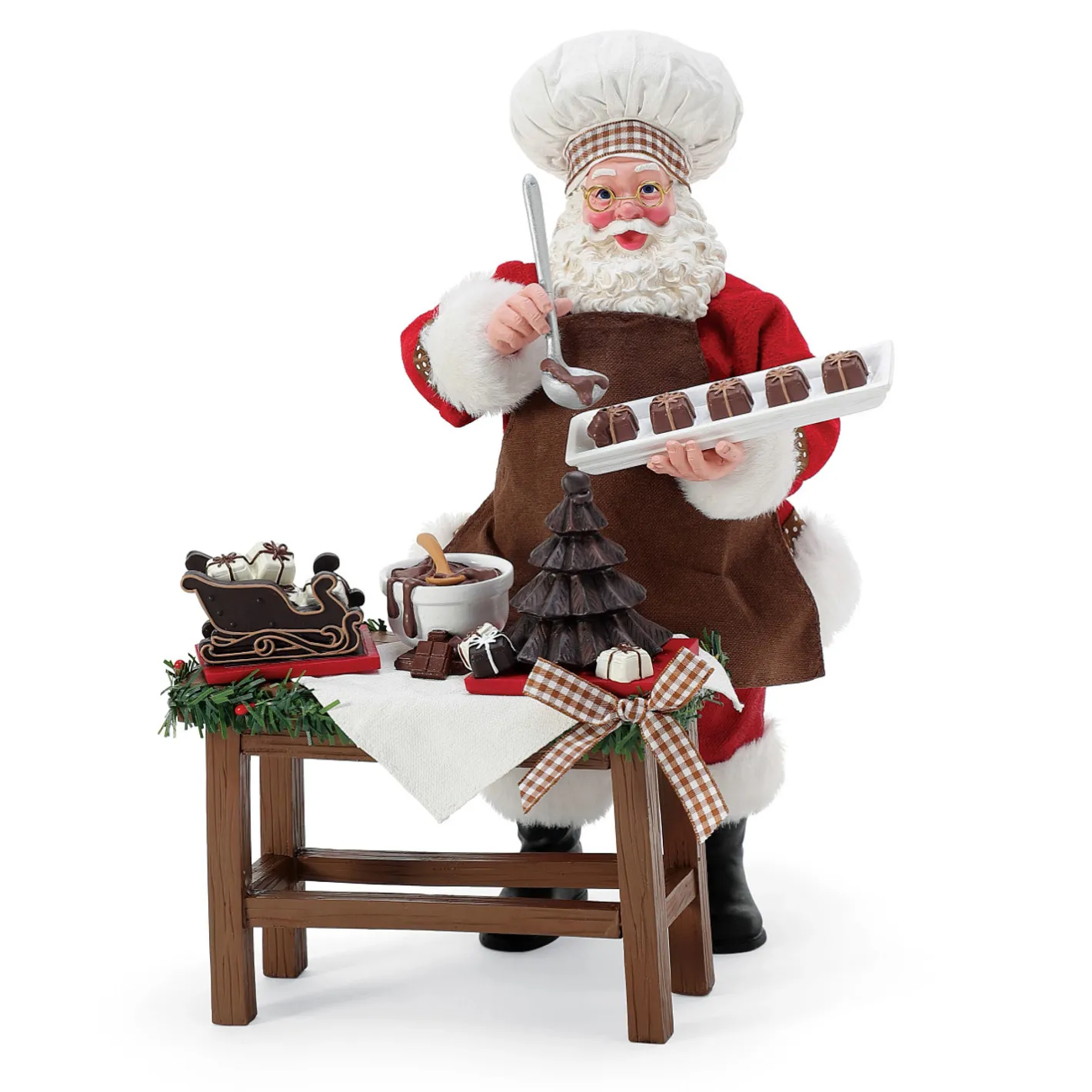 Department 56 Possible Dreams Santa Chocolatier Figure 6015851 Hot