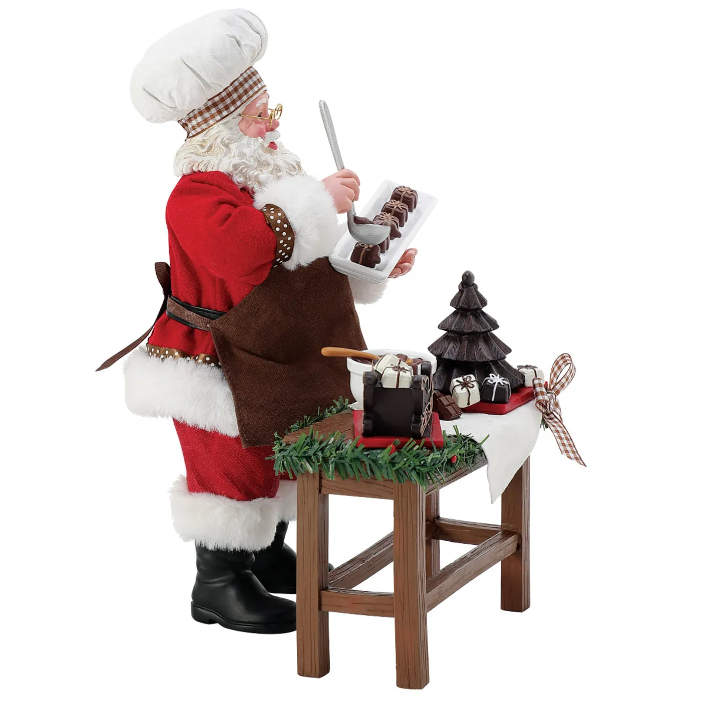 Department 56 Possible Dreams Santa Chocolatier Figure 6015851 Hot