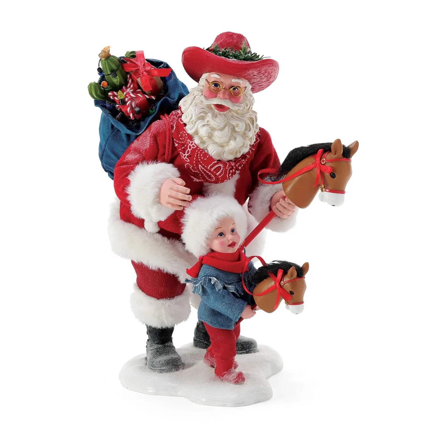 Department 56 Possible Dreams Santa Round Up Figure 6016449 Online