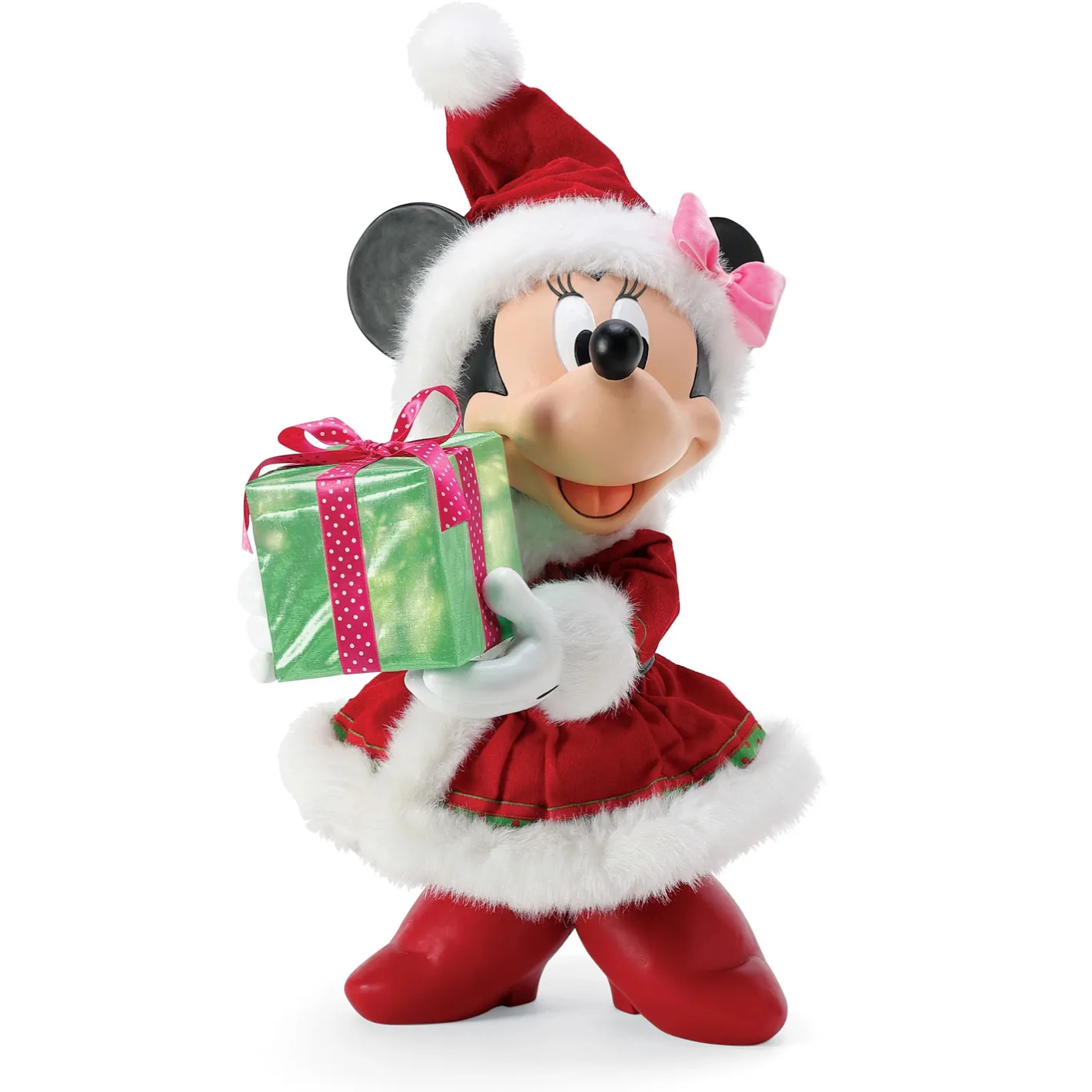 Department 56 Possible Dreams Disney Mickey or Minnie's Big Gift Large Figures Clearance