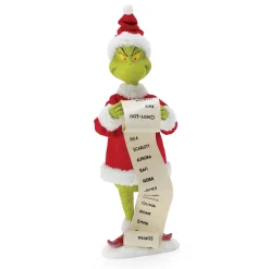 Department 56 Possible Dreams Grinch's Nice List Figure 6015895 New