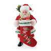 Department 56 Possible Dreams Santa The Big Stocking Figure 6016466 Hot