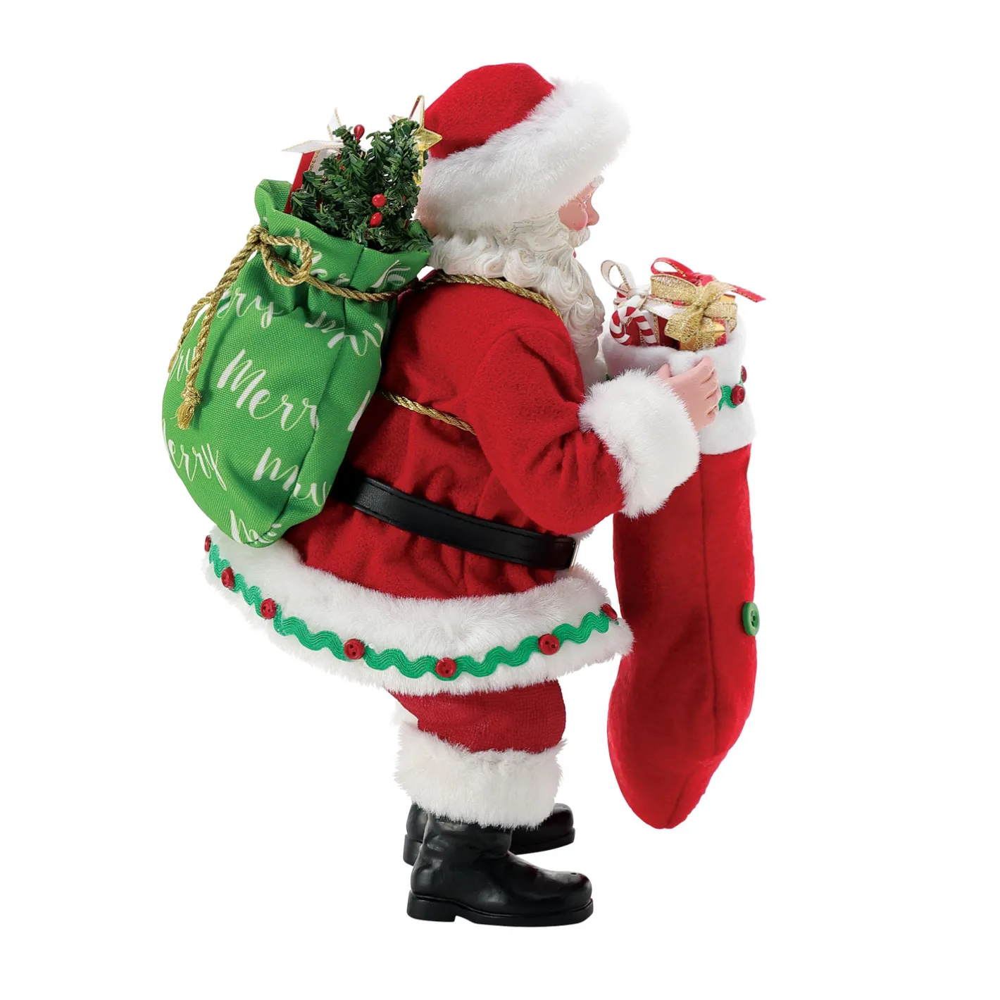 Department 56 Possible Dreams Santa The Big Stocking Figure 6016466 Hot
