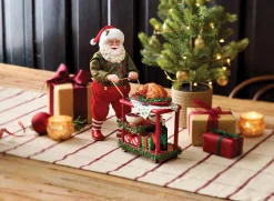 Department 56 Possible Dreams Santa Turkey Dinner Figure 6016445 New