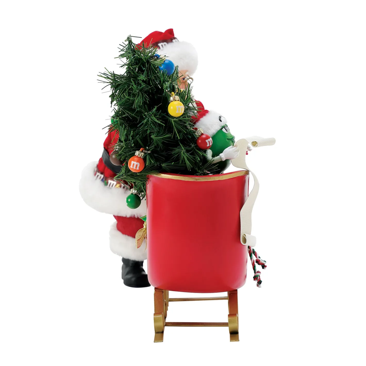 Department 56 Possible Dreams Santa M&M Sleigh Figure 6016481 New