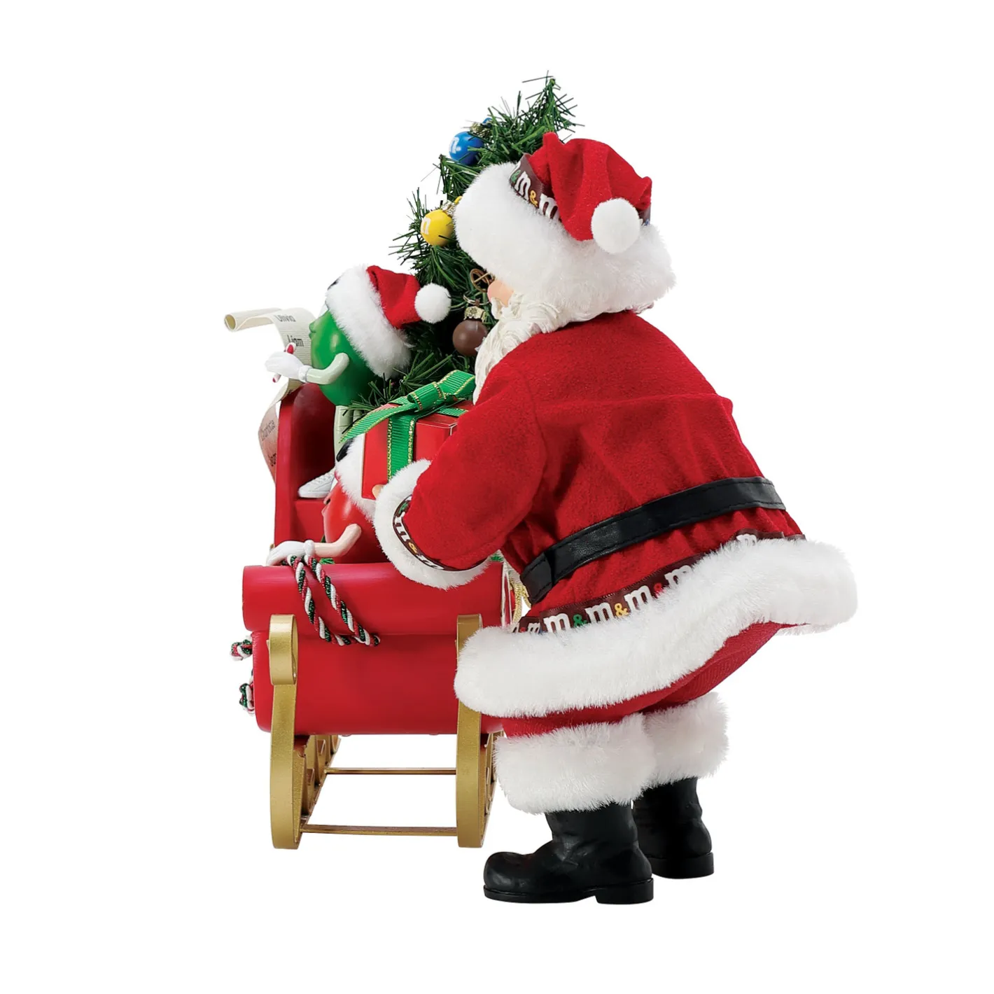 Department 56 Possible Dreams Santa M&M Sleigh Figure 6016481 New