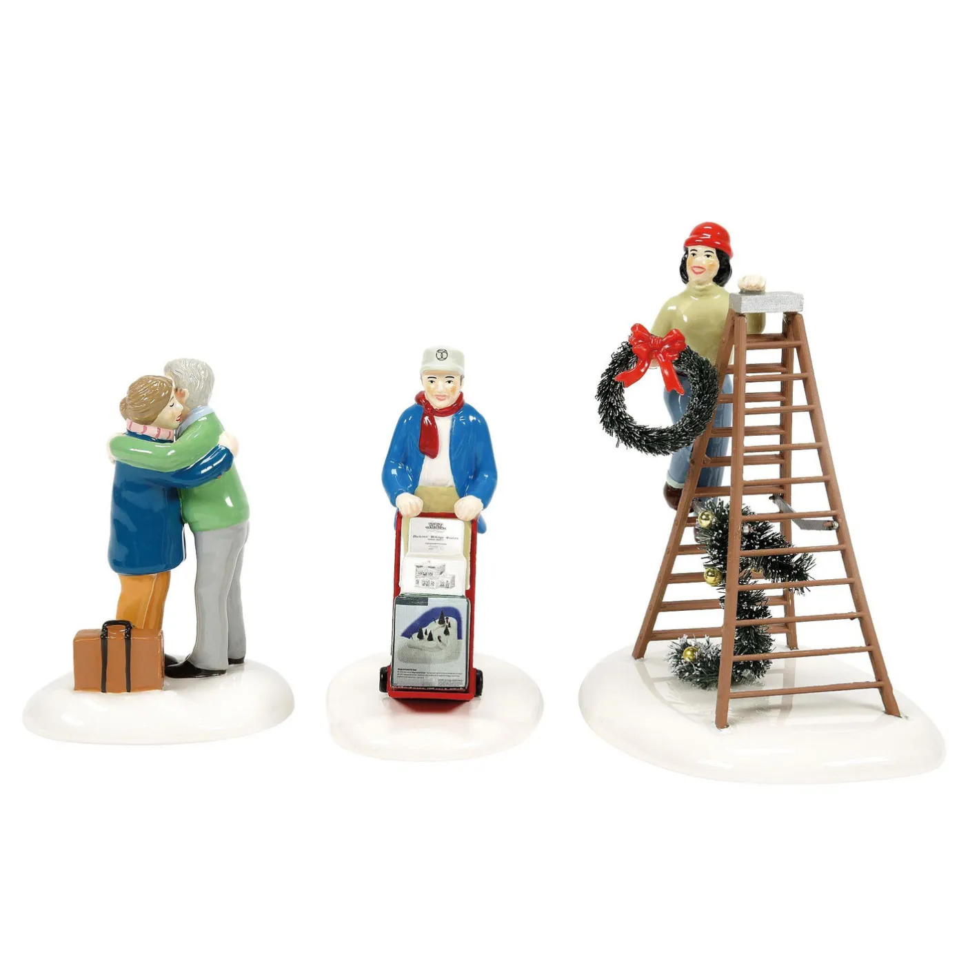 Department 56 Snow Village Friends & Neighbors Figures Set of 3 6013450 Hot