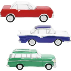 Department 56 Snow Village Out About Town Set of 3 Village Cars 6013590 Discount