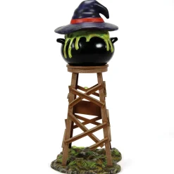 Department 56 Snow Village Halloween Witch Hollow Watertower 6013639