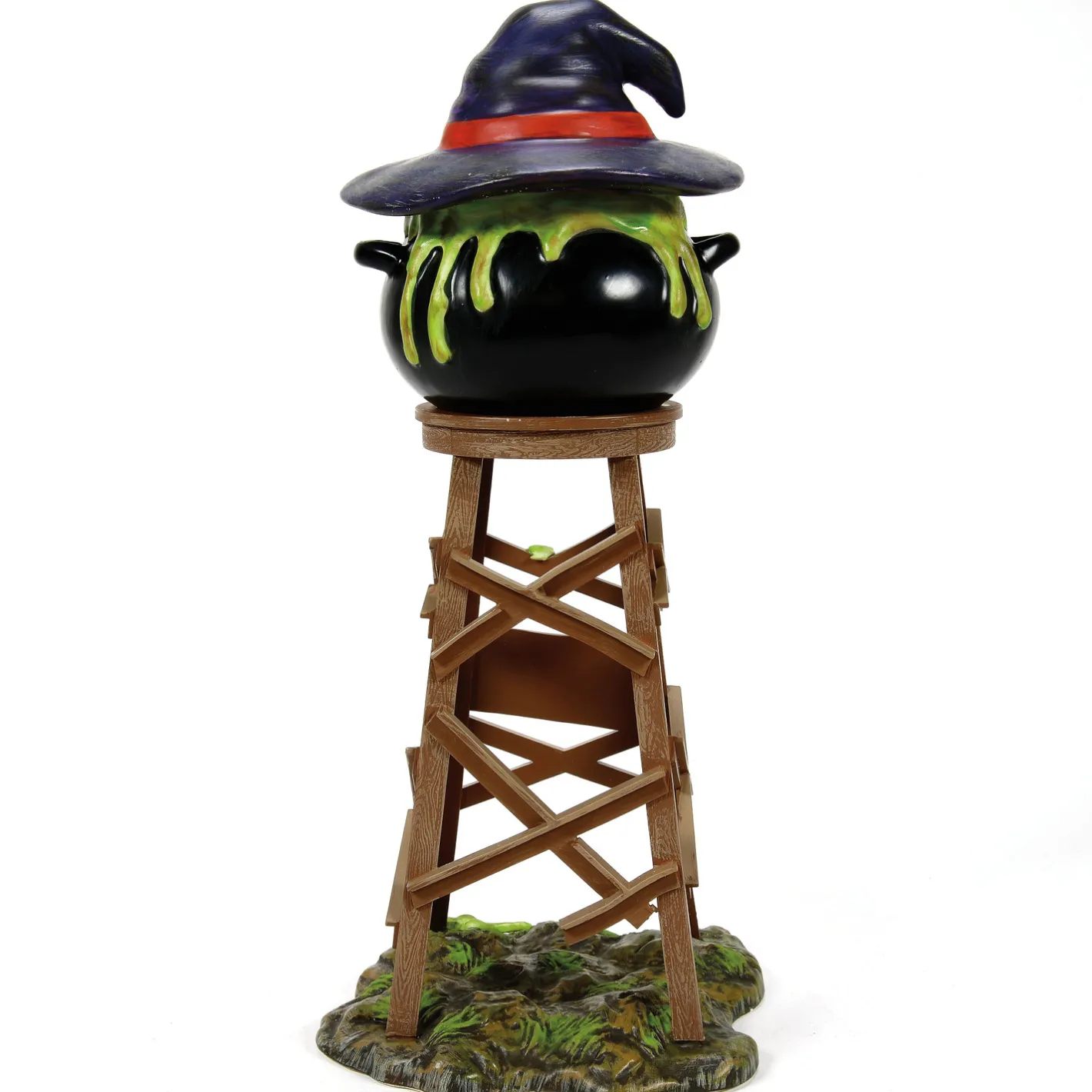 Department 56 Snow Village Halloween Witch Hollow Watertower 6013639
