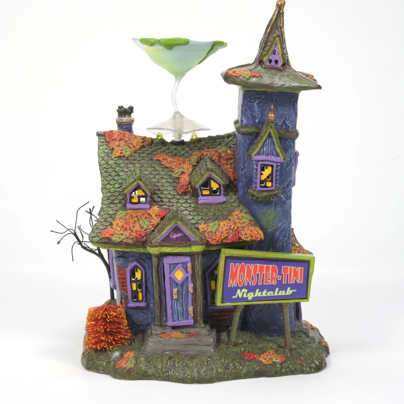 Department 56 Snow Village Halloween Monstertini's Nightclub Building 6013602