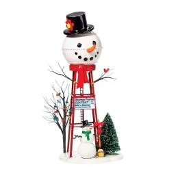 Department 56 Snowman Water Tower 800013 Hot