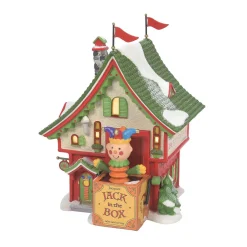 Department 56 The North Pole Village Jacques Jack In The Box Shop Building 6011411 Hot
