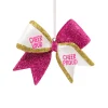 Hallmark 2.5" Cheerleading Hair Bow Christmas Ornament 1HGO2186 Discount