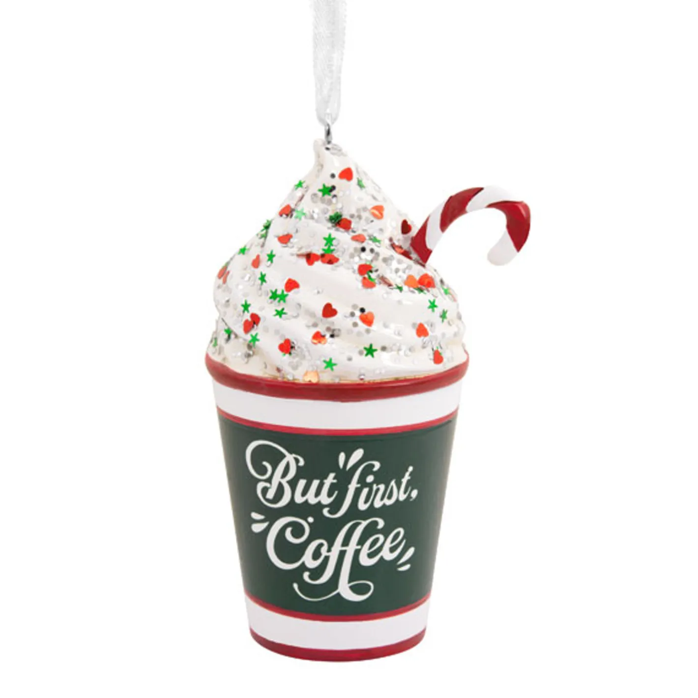 Hallmark 3.5" Coffee Christmas Ornament 1HGO2953 New