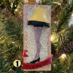 Hallmark 3.75" Leg Lamp Personalized Christmas Ornament 2HCM5413 Hot