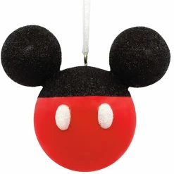 Hallmark 3" Mickey Mouse Glitter Icon Christmas Ornament 2HCM9441 Outlet