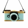 Hallmark 3.75" Retro Camera Wooden Christmas Ornament 1HGO2325