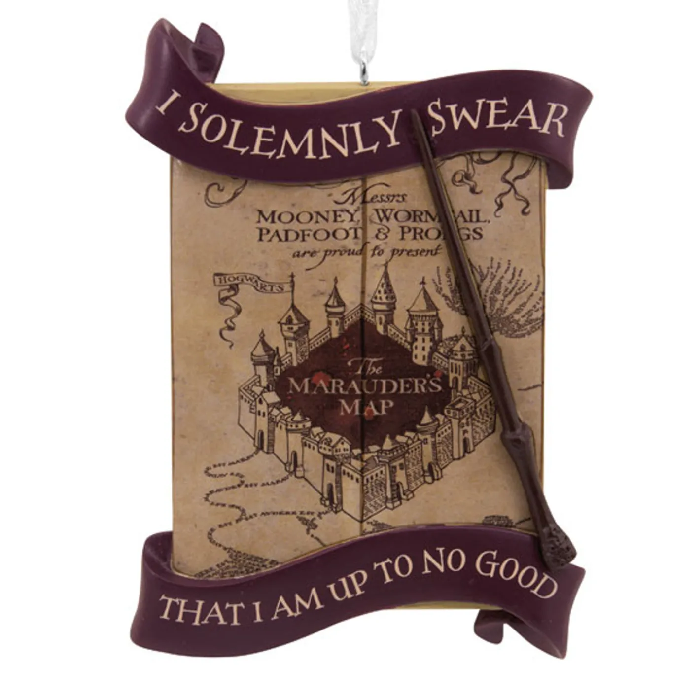 Hallmark Harry Potter Marauders Map Christmas Ornament 3HCM0887