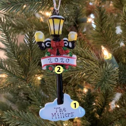 Polar X Holiday Light Post Personalized Christmas Ornament OR1862 New