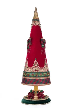 Katherines Collection Katherine's Collection 25" Magical Holiday Red and Green Jeweled Tree Christmas Decoration 28-428576 Outlet