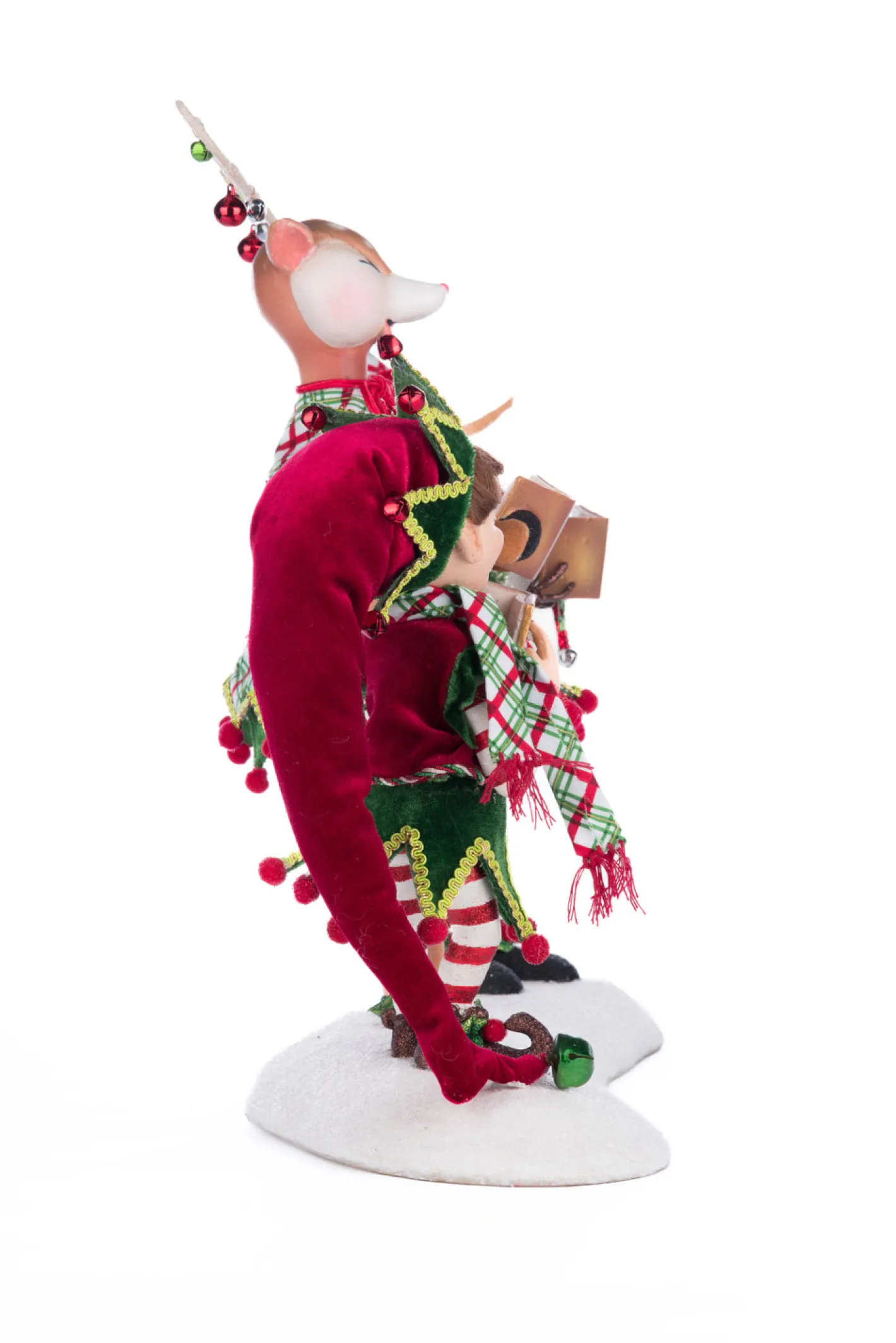 Katherines Collection Katherine's Collection 18" Alfie, Deerdra, And Snowy Christmas Carolers Christmas Decoration 28-428351 Clearance