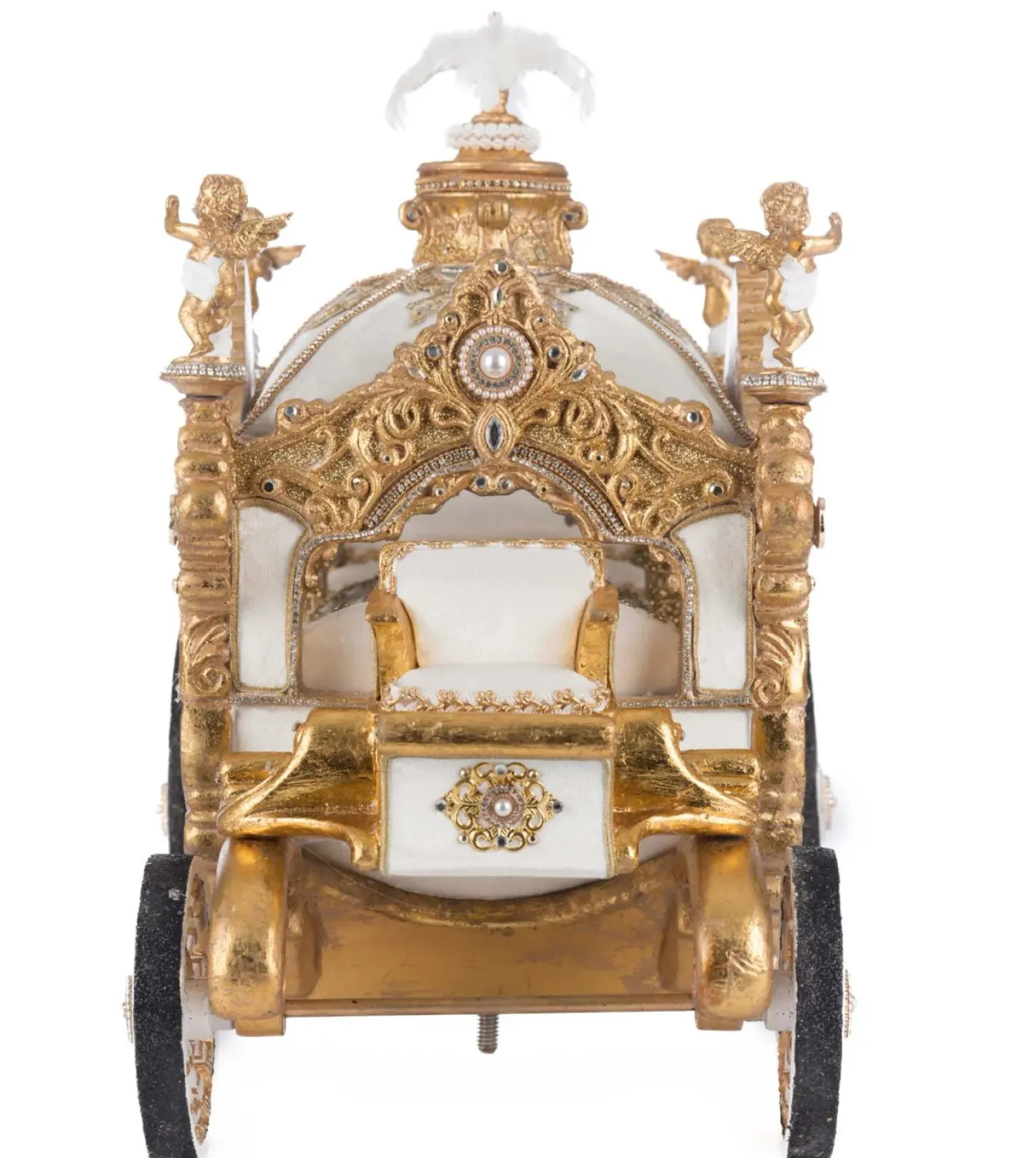 Katherines Collection Katherine's Collection 20" Bells of Brilliance Carriage Christmas Decoration 28-528772 Discount